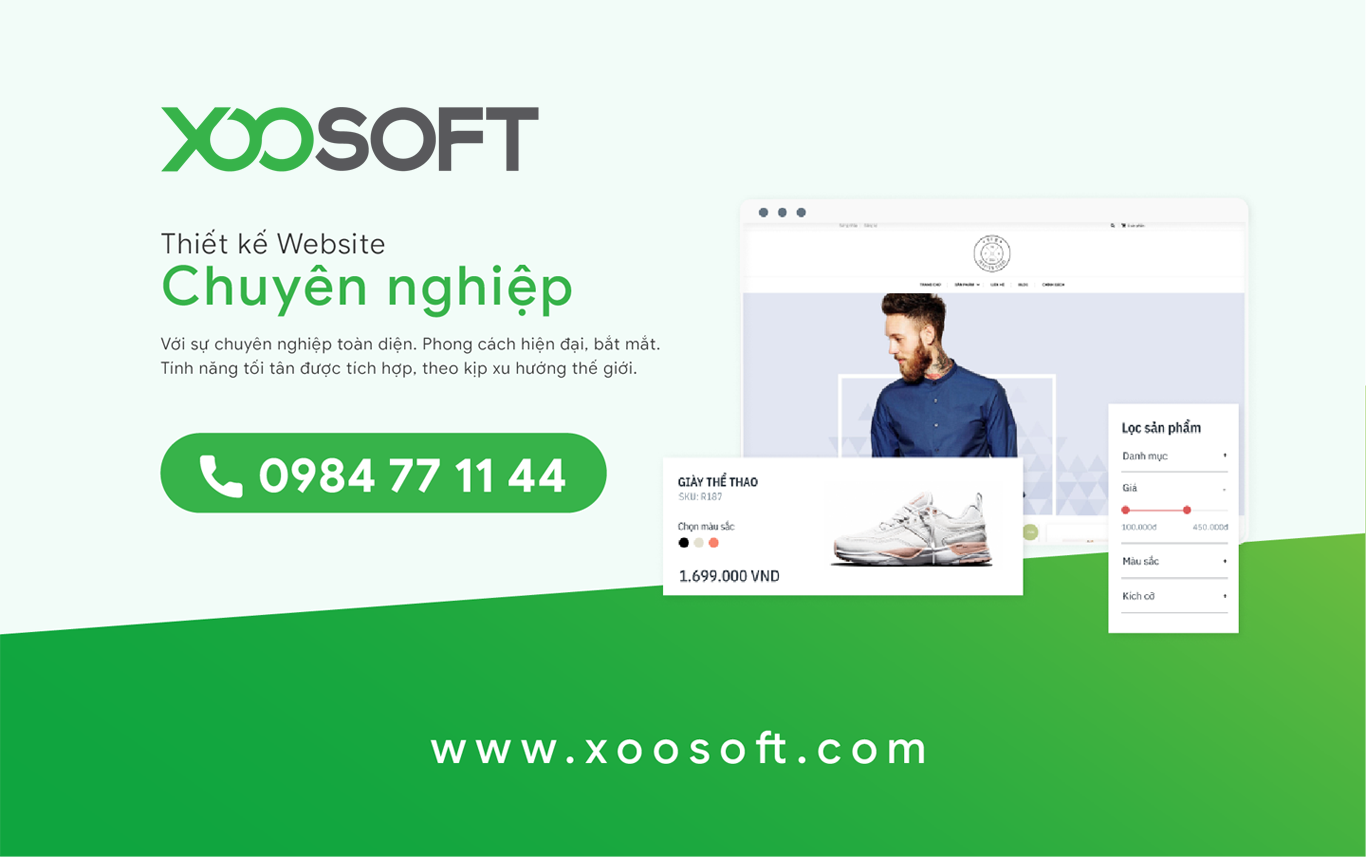 Thiết kế website tại Đà Nẵng XooSoft